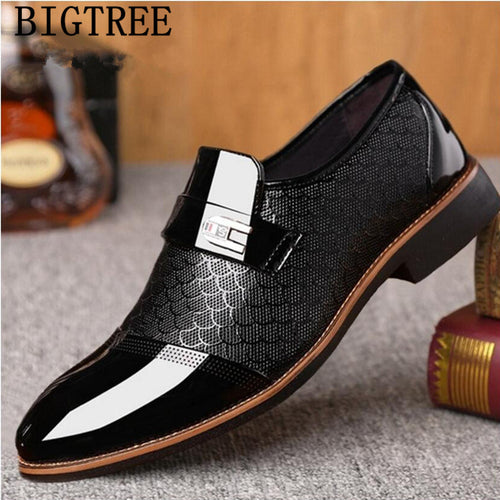 loafers wedding dress shoes men patent leather