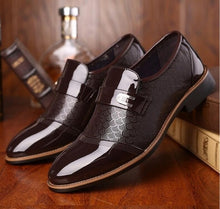 Load image into Gallery viewer, loafers wedding dress shoes men patent leather