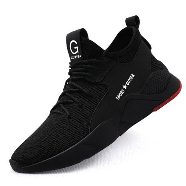 Men Sneakers Outdoor Steel Toe Male Shoes Military