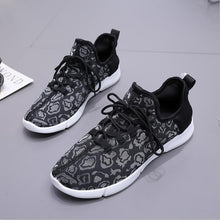 Load image into Gallery viewer, USB chargeable glowing Sneakers Fiber Optic White shoes